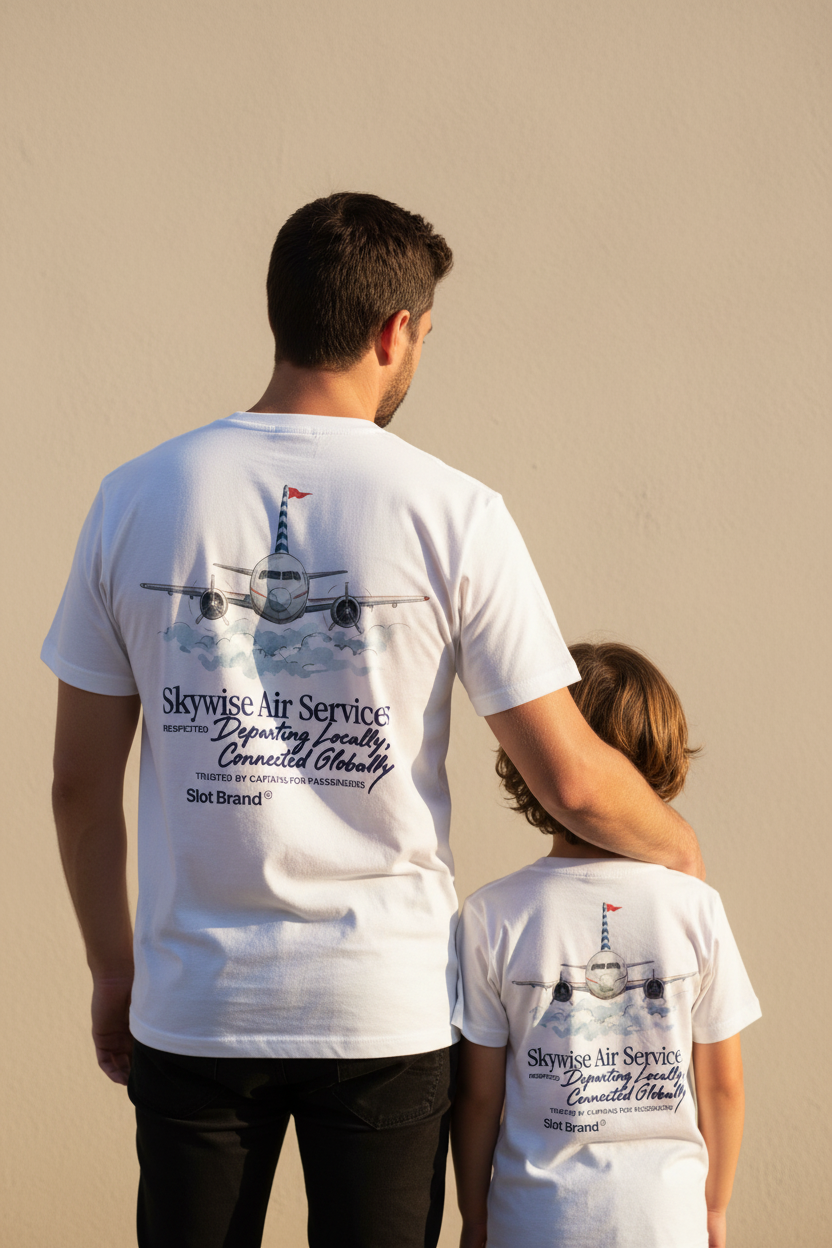 CAMISETA BLANCA AVION