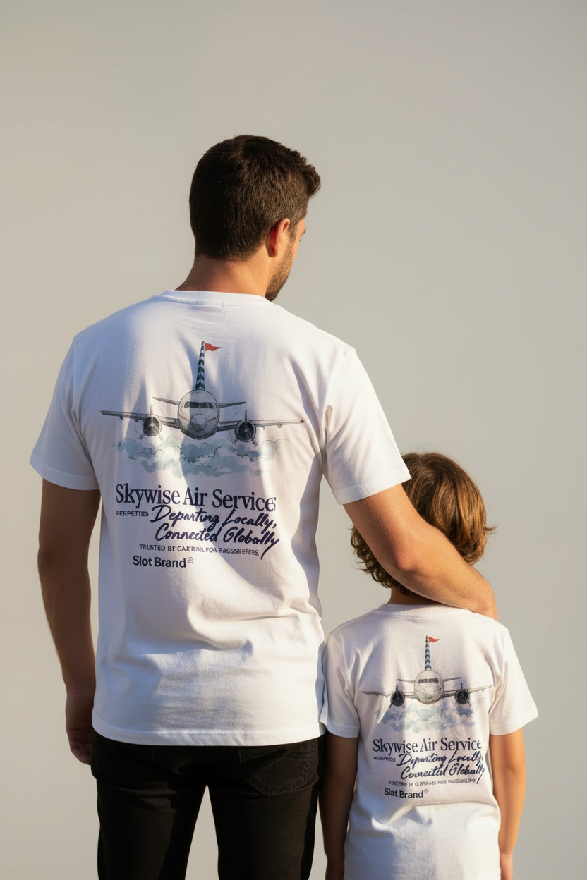 CAMISETA BLANCA AVION