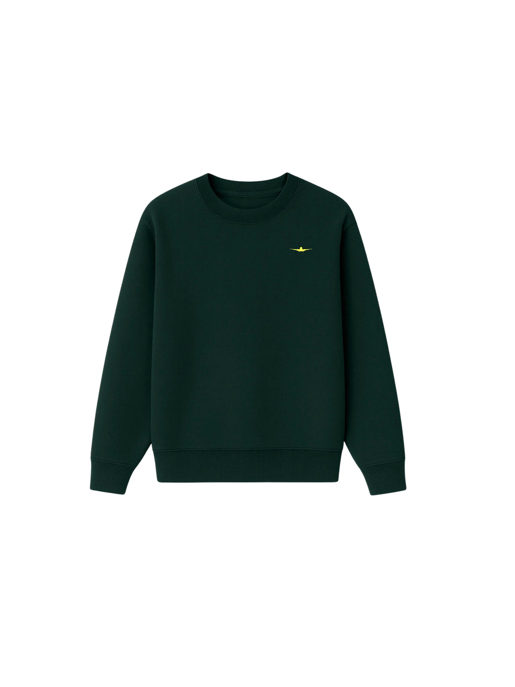 Sudadera Cuello redondo verde