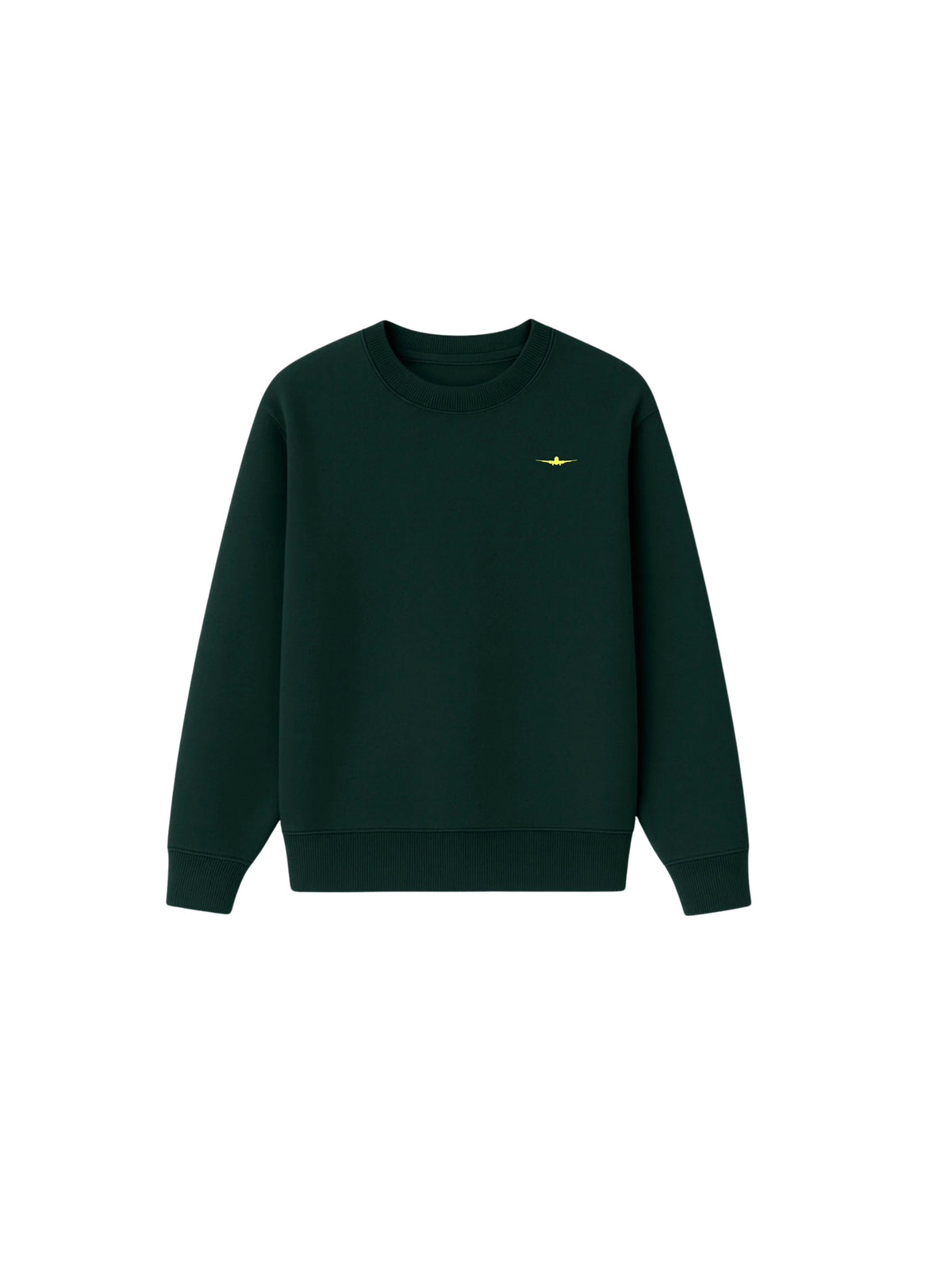 Sudadera Cuello redondo verde