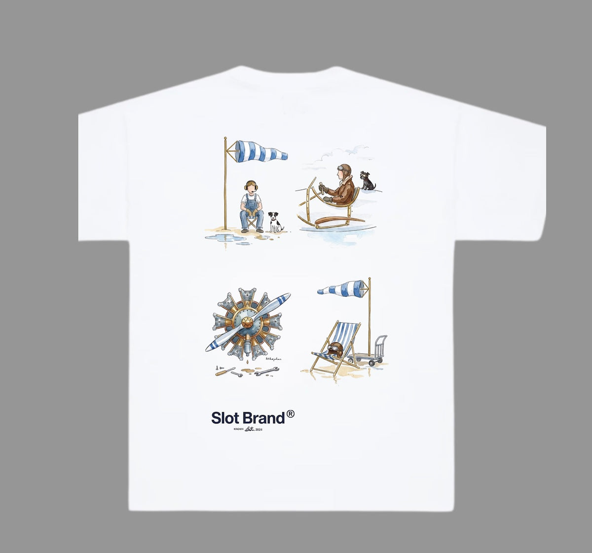 CAMISETA BLANCA COMETA